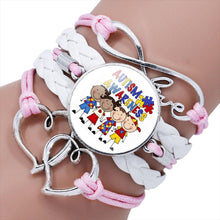 Load image into Gallery viewer, Autism Awareness Bracelet Autism Mom Charm Bracelet