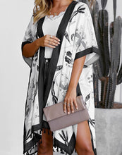 Load image into Gallery viewer, FULLFITALL- Black Printed Cover Up