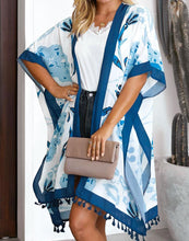 Load image into Gallery viewer, FULLFITALL- blue print Cover Up