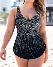 Load image into Gallery viewer, Paperwhite Sarong Front One Piece Swimsuit