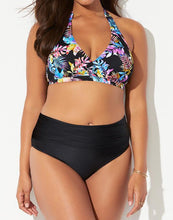 Load image into Gallery viewer, Diva Madeira Halter Bikini with Foldover Brief