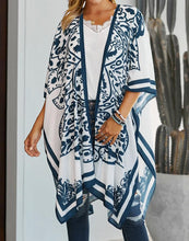 Load image into Gallery viewer, FULLFITALL- White Cardigan Blouse Cover Up