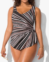 Load image into Gallery viewer, Prism Sarong Front One Piece Swimsuit