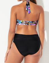 Load image into Gallery viewer, Diva Madeira Halter Bikini with Foldover Brief