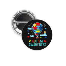Load image into Gallery viewer, Autism Awareness Pin - Autistic Puzzle Ribbon - Autism Support Pins
