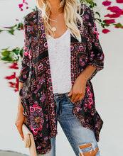 Load image into Gallery viewer, FULLFITALL- Black Print Cover Up