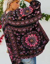 Load image into Gallery viewer, FULLFITALL- Black Print Cover Up