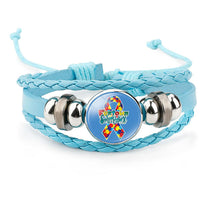 Load image into Gallery viewer, Autism Awareness Adjustable Bracelets