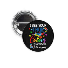 Load image into Gallery viewer, Autism Awareness Pin - Autistic Puzzle Ribbon - Autism Support Pins