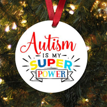 Load image into Gallery viewer, Autism Awareness Ceramic Round Decoration