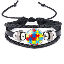 Load image into Gallery viewer, Autism Awareness Adjustable Bracelets