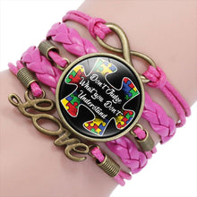Load image into Gallery viewer, Autism Awareness Bracelet Autism Mom Charm Bracelet