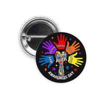 Load image into Gallery viewer, Autism Awareness Pin - Autistic Puzzle Ribbon - Autism Support Pins