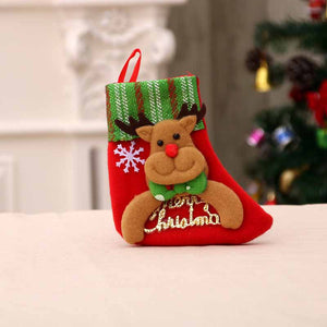 Santa Claus Little Stocking Christmas Tree Hanging Christmas Stocking Gift Bag