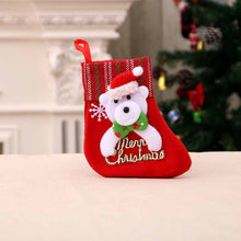 Load image into Gallery viewer, Santa Claus Little Stocking Christmas Tree Hanging Christmas Stocking Gift Bag
