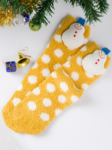 Women's Christmas Christmas Towel Home Socks