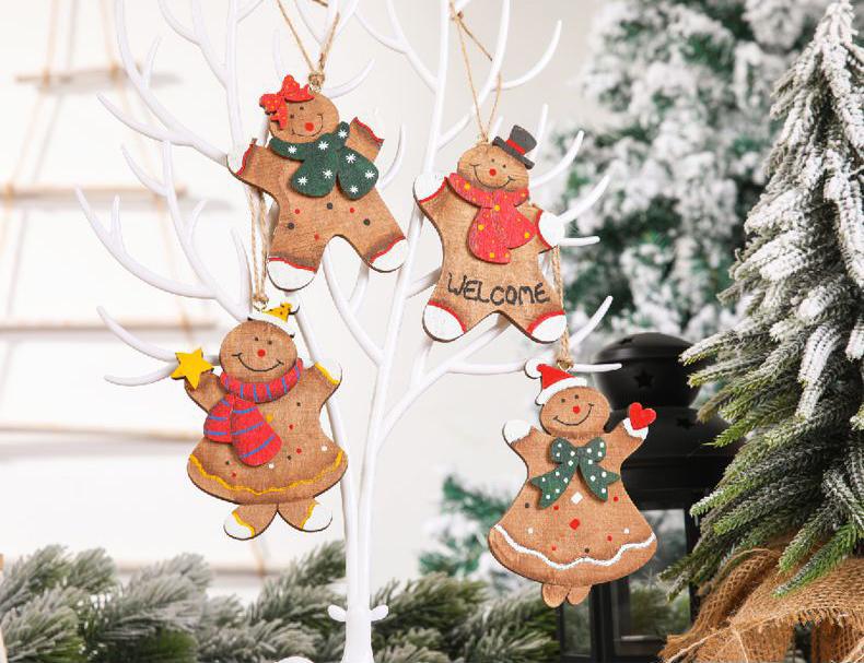 Christmas Gingerbread Man Family Christmas Tree Ornaments