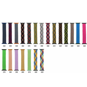 Apple Watch band Braided Nylon Strap  Elastic Cloth Bracelet . Different colors.
