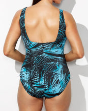 Load image into Gallery viewer, IMPHUT Chlorine Resistant Labyrinth Spliced Sport One Piece Swimsuit
