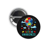 Load image into Gallery viewer, Autism Awareness Pin - Autistic Puzzle Ribbon - Autism Support Pins

